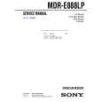 SONY MDRE888LP Manual de Servicio