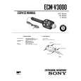 SONY ECMV3000 Manual de Servicio