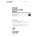 SONY CDX-F7000 Manual de Usuario