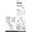 SONY XE-700 Manual de Usuario