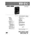 SONY WMBF43 Manual de Servicio