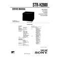 SONY STRH2800 Manual de Servicio