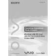 SONY PCWA-C300S Manual de Usuario