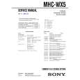 SONY MHCWX5 Manual de Servicio