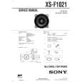 SONY XS-1021 Manual de Usuario