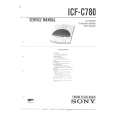 SONY ICFC780 Manual de Servicio