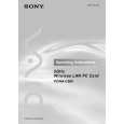 SONY PCWAC500 Manual de Usuario