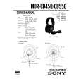 SONY MDRCD450 Manual de Servicio