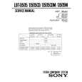 SONY LBTD505CDM Manual de Servicio