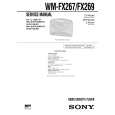 SONY WMFX267 Manual de Servicio
