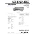 SONY CDX-L250 Manual de Usuario