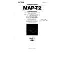 SONY MAP-T2 Manual de Usuario