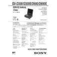 SONY GV-D900 Manual de Usuario