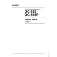 SONY XC555P Manual de Servicio