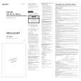 SONY ICF-CD830 Manual de Usuario