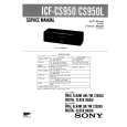 SONY ICFCS950/L Manual de Servicio