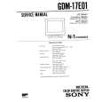 SONY GDM-20E01 Manual de Usuario