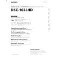 SONY DSC-1024HD Manual de Usuario