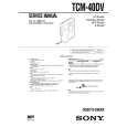 SONY TCM40DV Manual de Servicio
