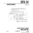 SONY CFD-31 Manual de Servicio