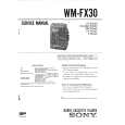 SONY WMFX30 Manual de Servicio