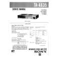 SONY TA-AX35 Manual de Servicio