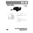 SONY MXV8 Manual de Servicio