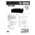 SONY TAAV480 Manual de Servicio