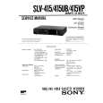 SONY SLV415U/V Manual de Servicio