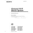 SONY LBT-XB700 Manual de Usuario