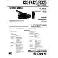 SONY CCD-FX425 Manual de Usuario