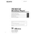 SONY MDXC8900R Manual de Usuario