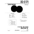 SONY XSE171 Manual de Servicio