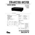 SONY STR-AV270X Manual de Servicio