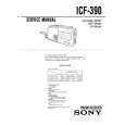 SONY ICF-390 Manual de Servicio