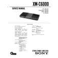 SONY XMC6000 Manual de Servicio