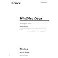 SONY MDS-JE480 Manual de Usuario