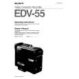 SONY EDV-55 Manual de Usuario