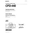 SONY CFD-440 Manual de Usuario
