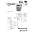 SONY HCDPX5 Manual de Servicio