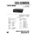 SONY CDX5290RDS Manual de Servicio