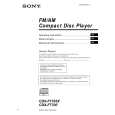 SONY CDX-F7700 Manual de Usuario
