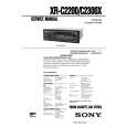 SONY XR-C2300X Manual de Usuario
