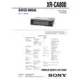 SONY XRCA800 Manual de Servicio