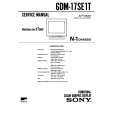 SONY GDM17SE1T Manual de Servicio