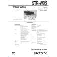 SONY STRWX5 Manual de Servicio