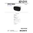 SONY ICFC111 Manual de Servicio