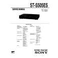 SONY STS505ES Manual de Servicio