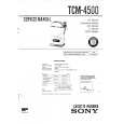 SONY TCM4500 Manual de Servicio
