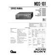 SONY MDS101 Manual de Usuario